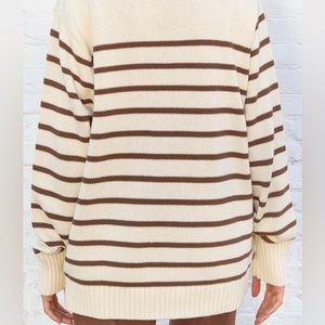Brandy Melville BRIANNA COTTON THIN STRIPE SWEATER